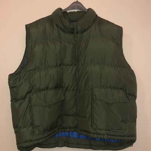 St Johns Bay Army Green Puffer Vest - Picture 6 of 6
